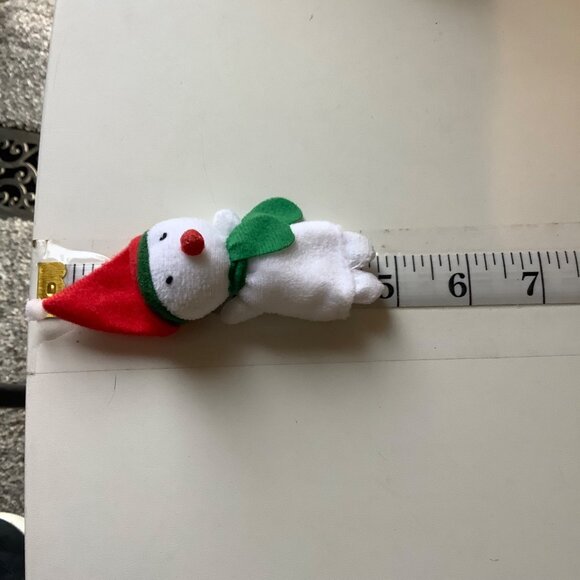 Christmas Finger Puppets Santa Snowman & Reindeer Plush Holiday Toys Set of 3 - Picture 3 of 5